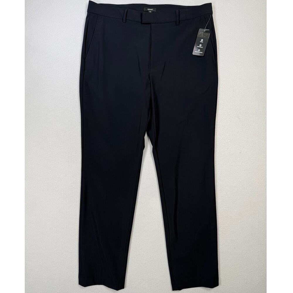 Alfani Men's Classic-Fit Solid Stretch Suit Pants black 36x32 $75